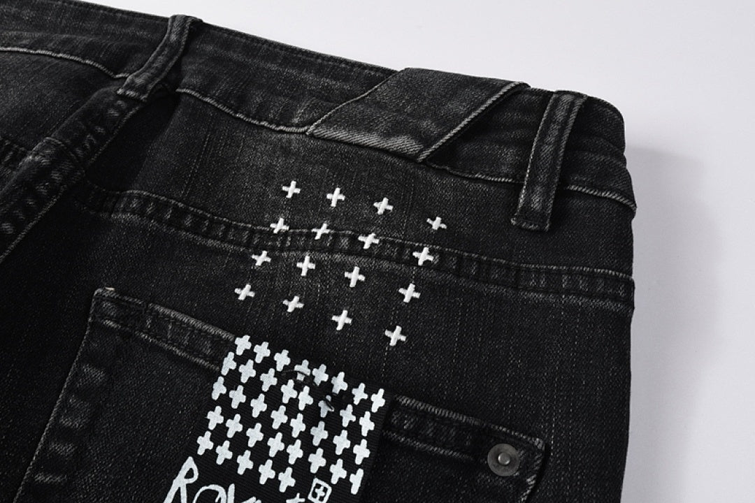 CROSS STITCH DENIM “Ash”