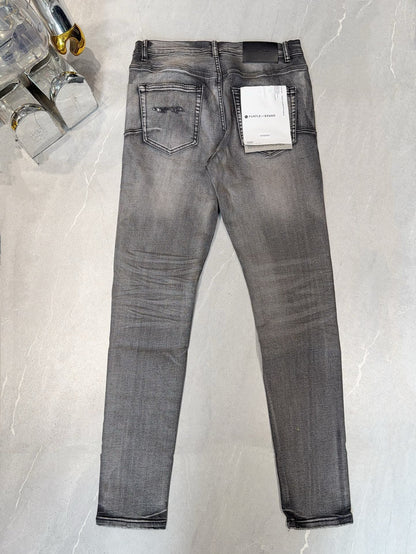 TEXTURED ARCH DENIM “Graphite Blowout”
