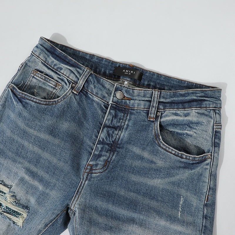 DISTRESSED DENIM “Blue Marble”