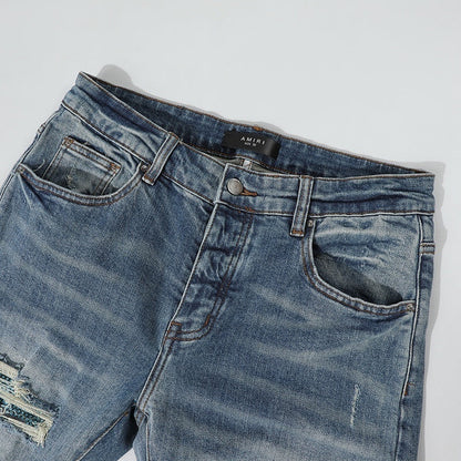 DISTRESSED DENIM “Blue Marble”