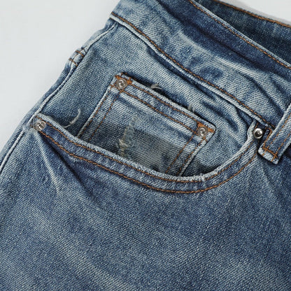 DISTRESSED DENIM “Blue Marble”