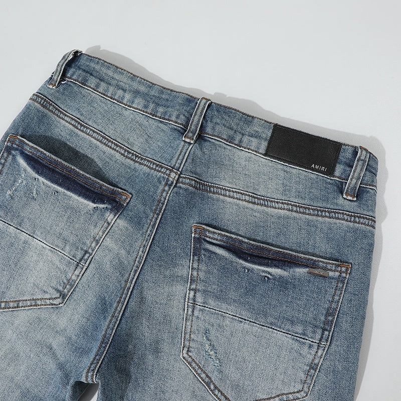 DISTRESSED DENIM “Blue Marble”