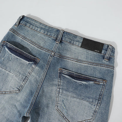 DISTRESSED DENIM “Blue Marble”