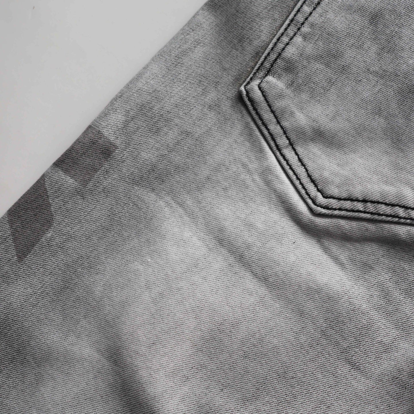 CROSS STITCH DENIM “Ash Stonewash”