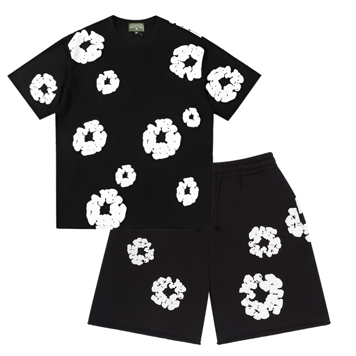 WASHED INDIGO SET “Black”