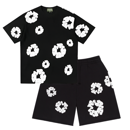 WASHED INDIGO SET “Black”