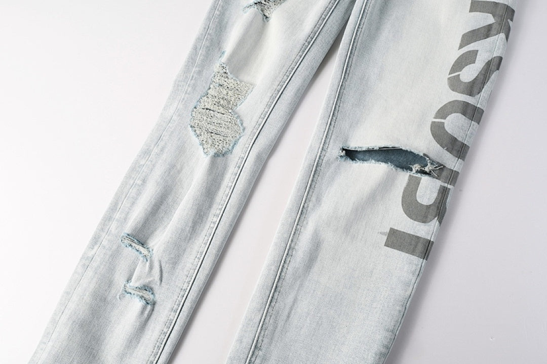 CROSS STITCH DENIM “Patchwork Raven”