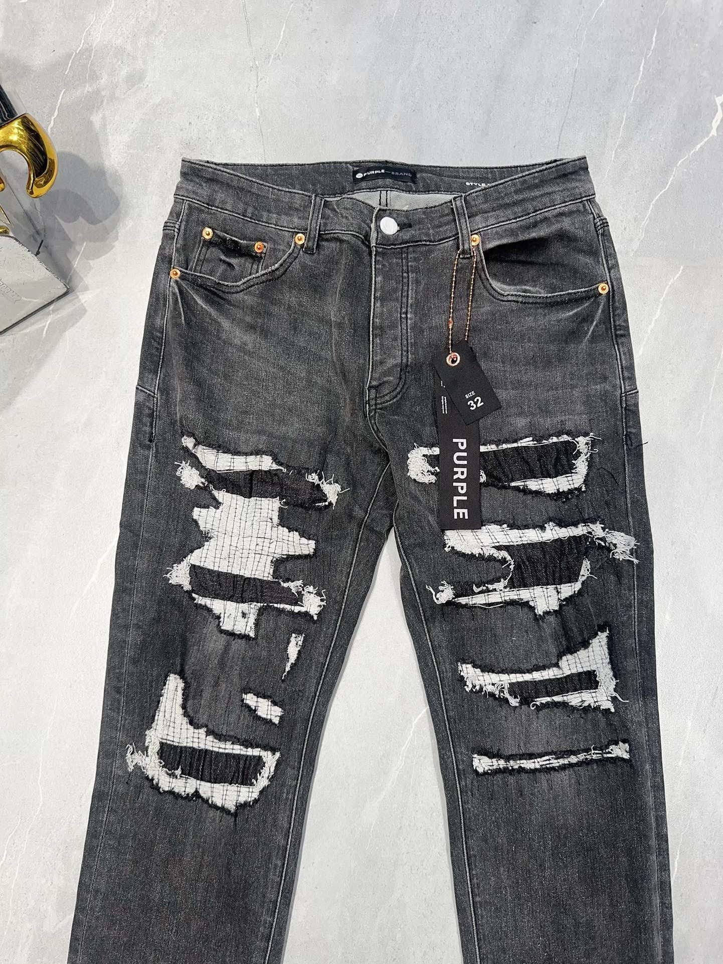 TEXTURED ARCH DENIM “Azure Stencil”