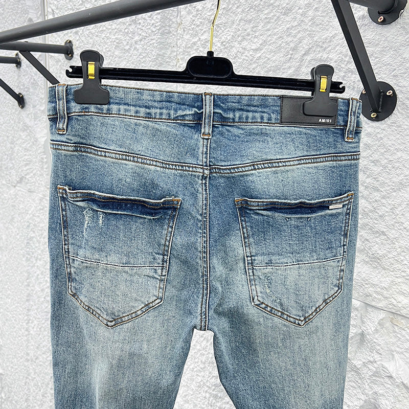 DISTRESSED DENIM “Blue Marble”
