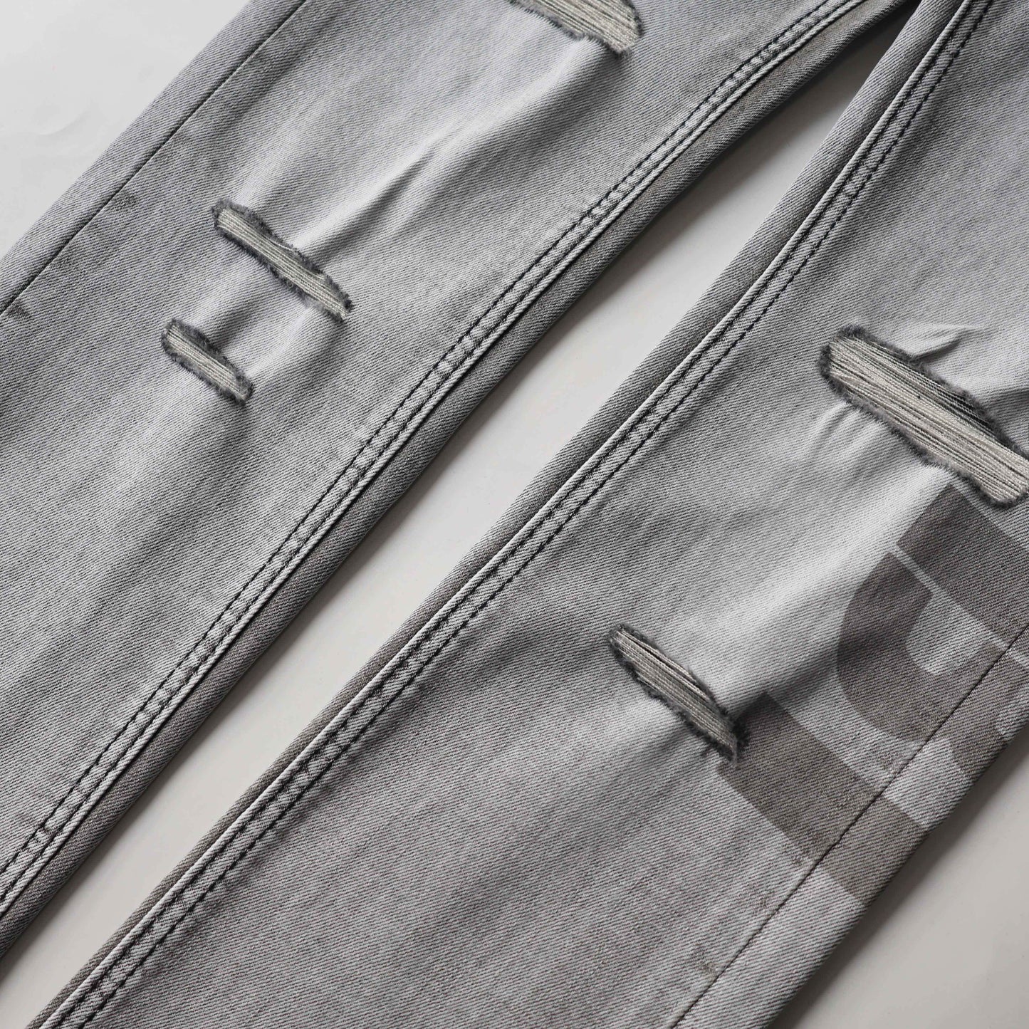 CROSS STITCH DENIM “Ash Stonewash”