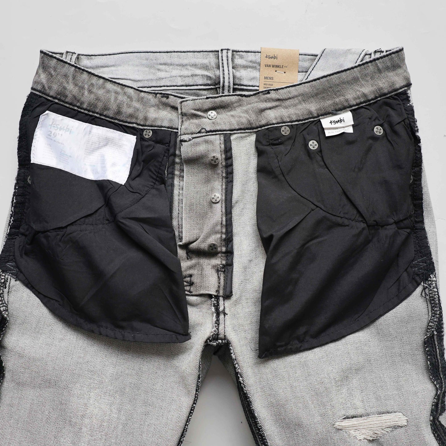 CROSS STITCH DENIM “Ash Stonewash”