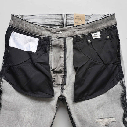 CROSS STITCH DENIM “Ash Stonewash”
