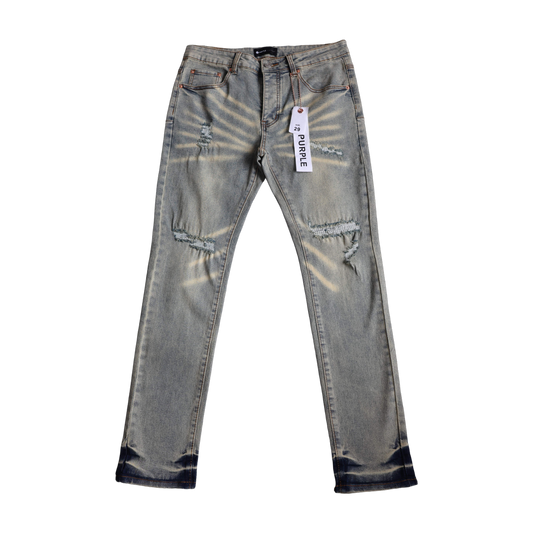 TEXTURED ARCH DENIM “Dirty Indigo”