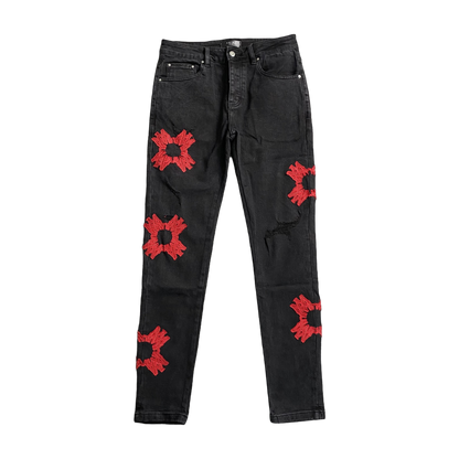 DISTRESSED DENIM “Red Cross”