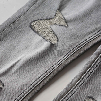 CROSS STITCH DENIM “Ash Stonewash”