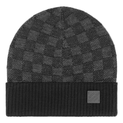 DAMIER KNIT BEANIE “Black”