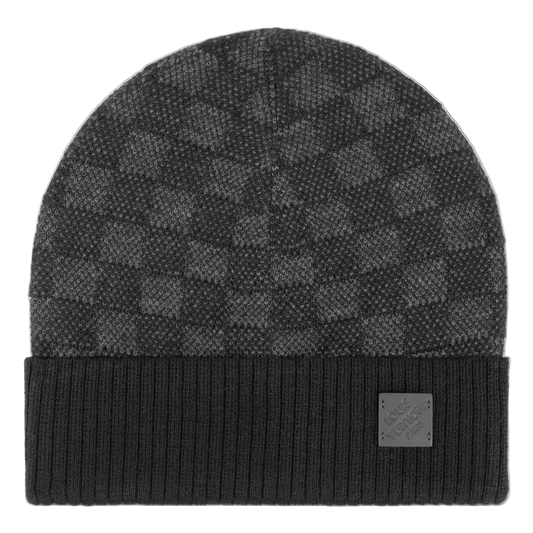 DAMIER KNIT BEANIE “Black”