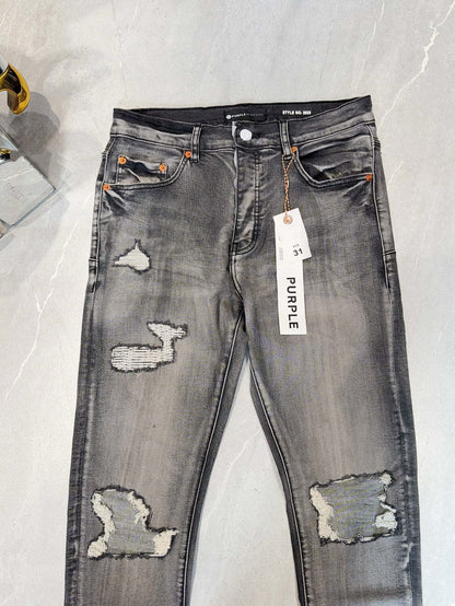 TEXTURED ARCH DENIM “Graphite Blowout”
