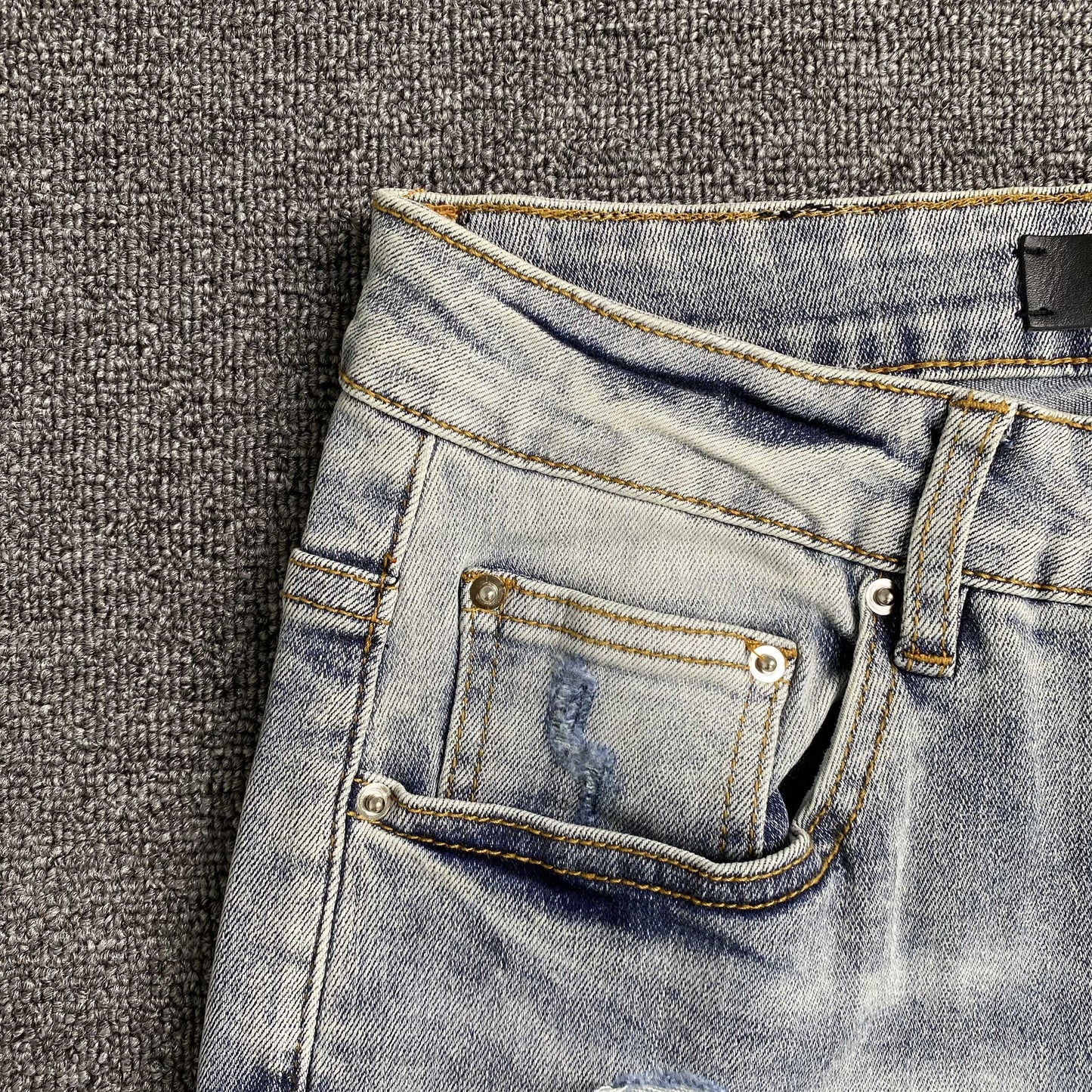 DISTRESSED DENIM “Platinum Tie-Dye”