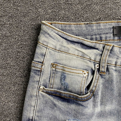 DISTRESSED DENIM “Platinum Tie-Dye”