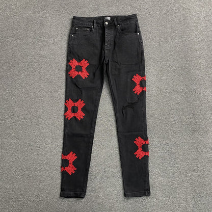 DISTRESSED DENIM “Red Cross”
