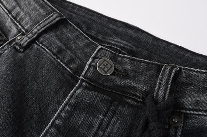 CROSS STITCH DENIM “Jet Knee”