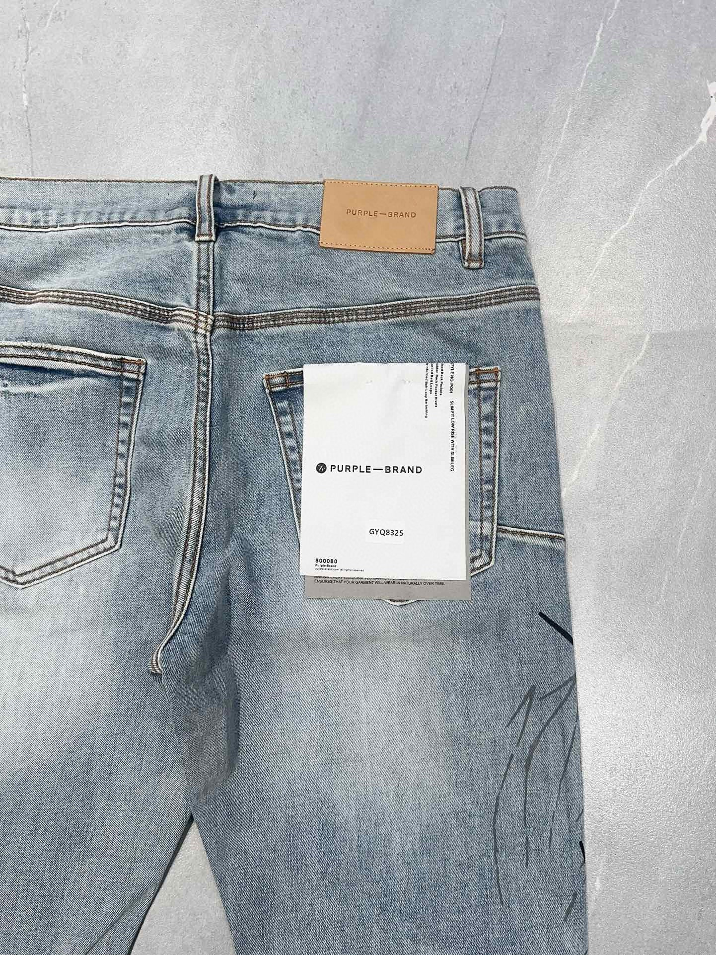 TEXTURED ARCH DENIM “Sky Script Wash”