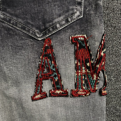 DISTRESSED DENIM “Gray Thrasher”