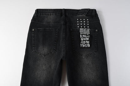 CROSS STITCH DENIM “Scribble Smoke”