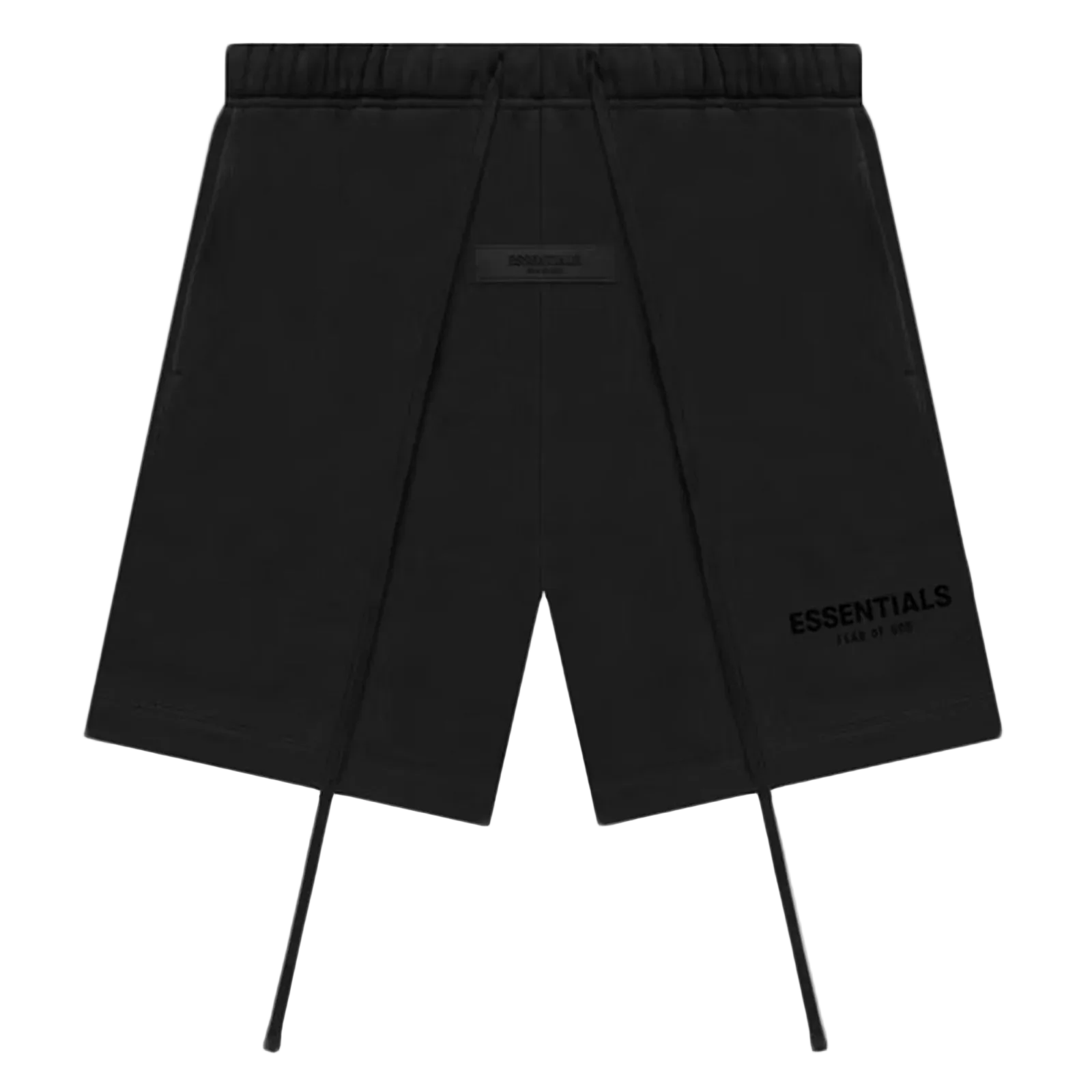 Essentials Inspired Sweatshorts "Black" (SS22) - front view