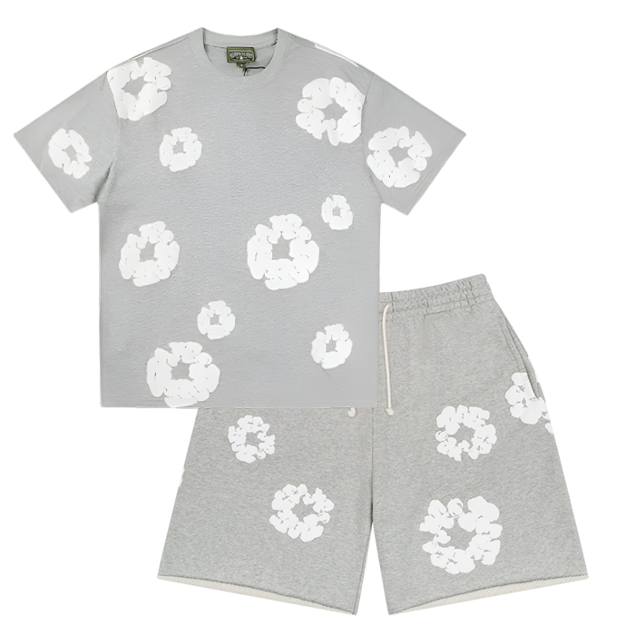 WASHED INDIGO SET “Grey”