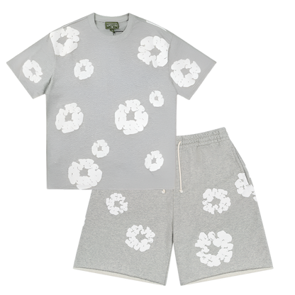 WASHED INDIGO SET “Grey”