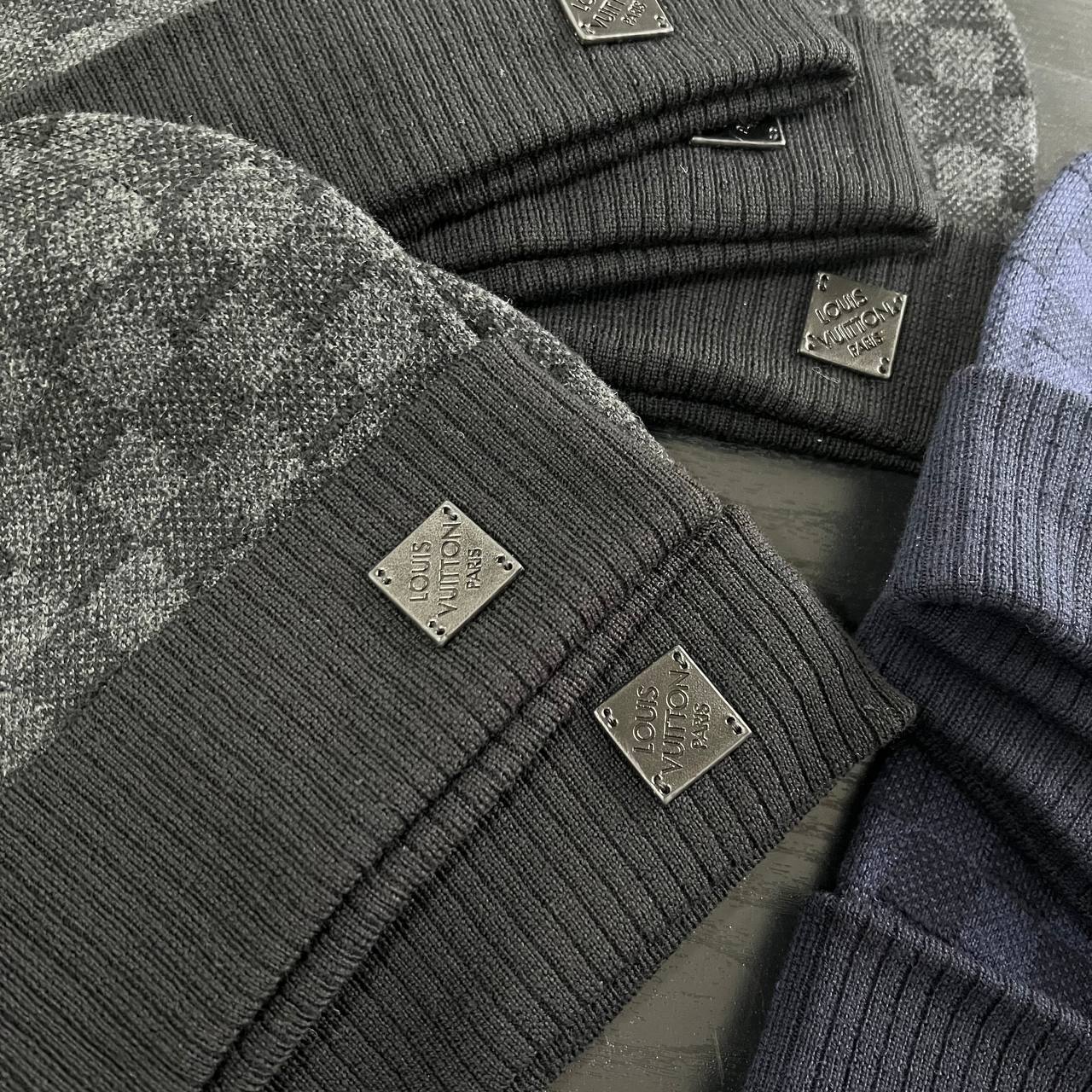 DAMIER KNIT BEANIE “Black”