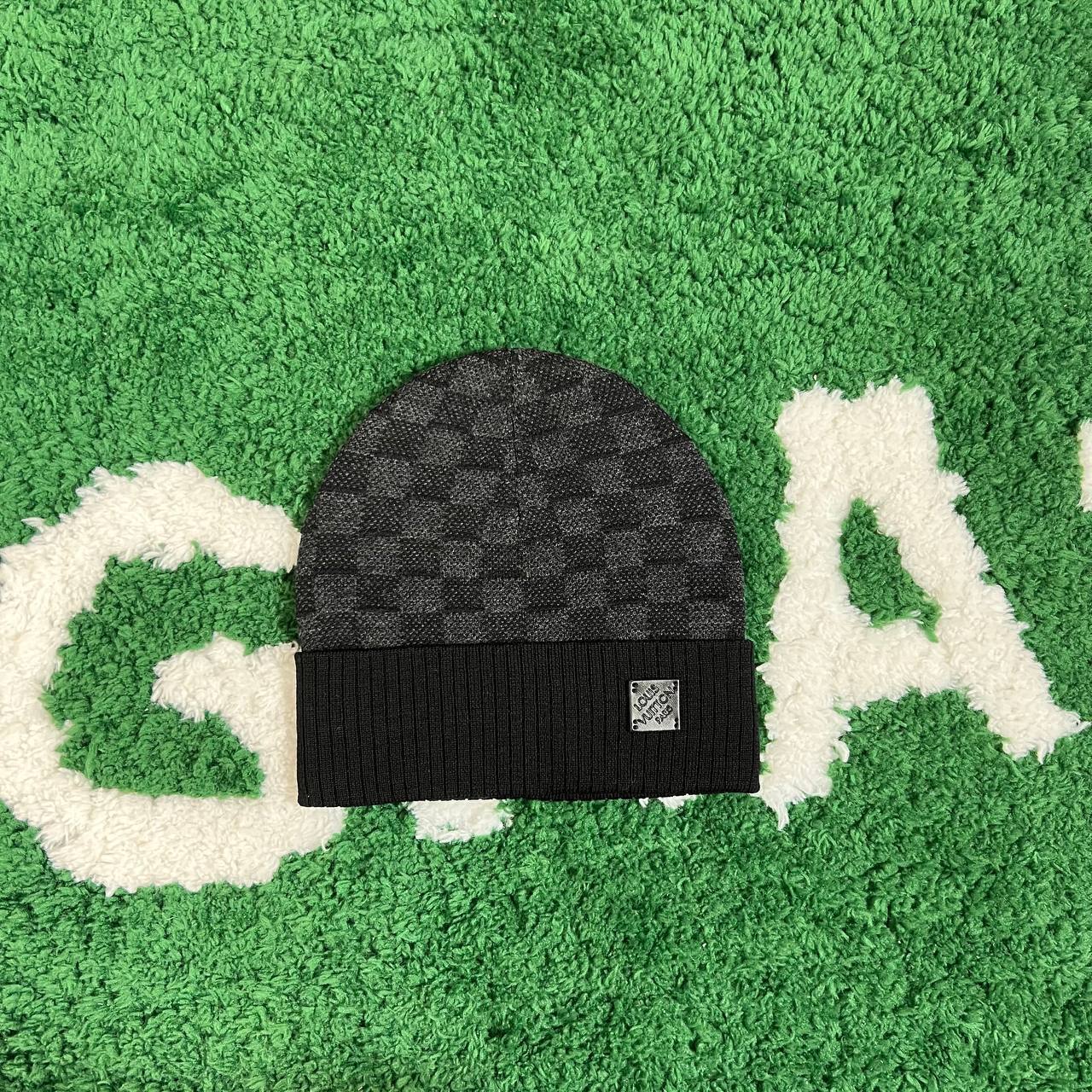 DAMIER KNIT BEANIE “Black”