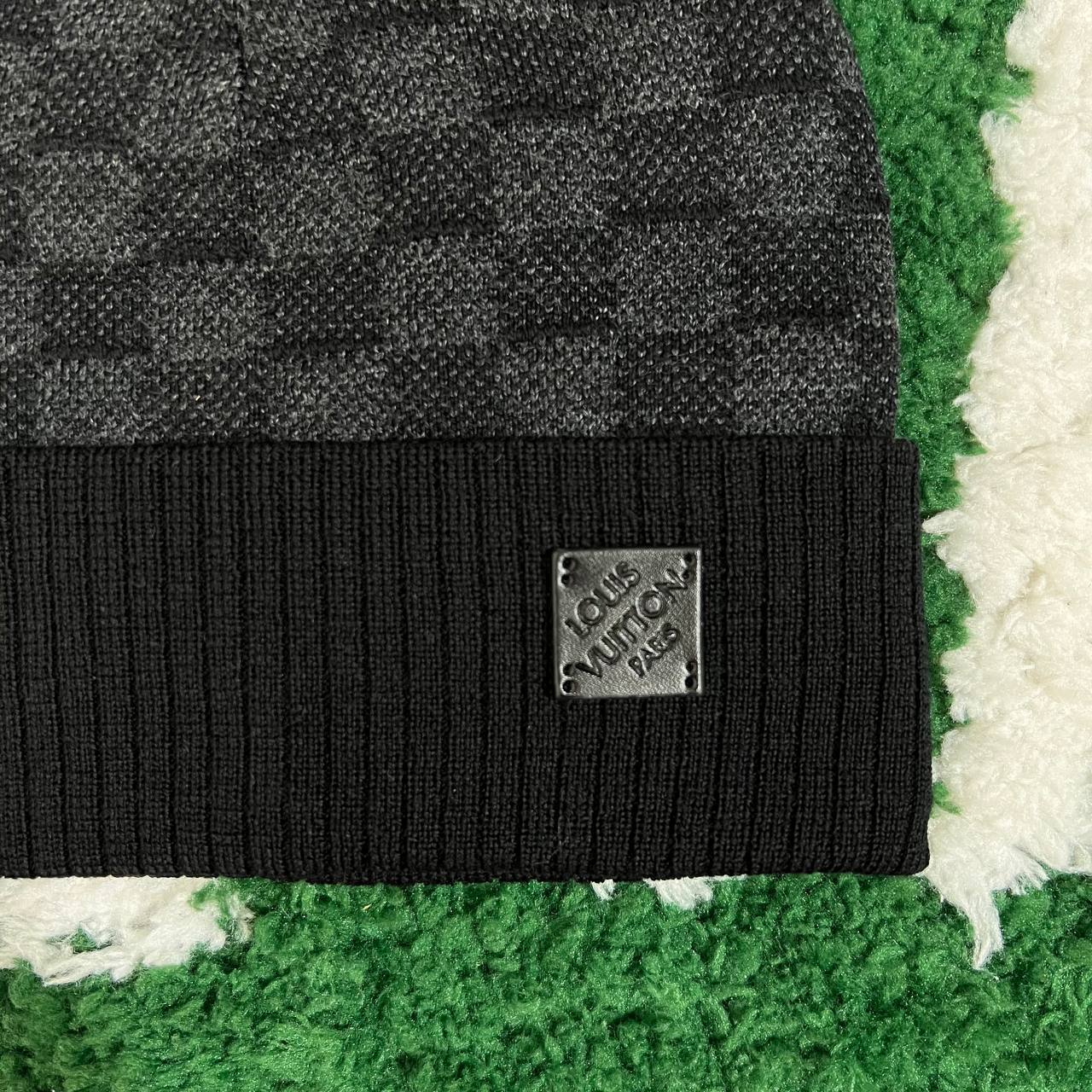 DAMIER KNIT BEANIE “Black”