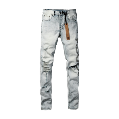 CROSS STITCH DENIM “Patchwork Raven”