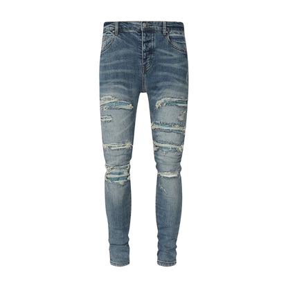 DISTRESSED DENIM “Blue Marble”