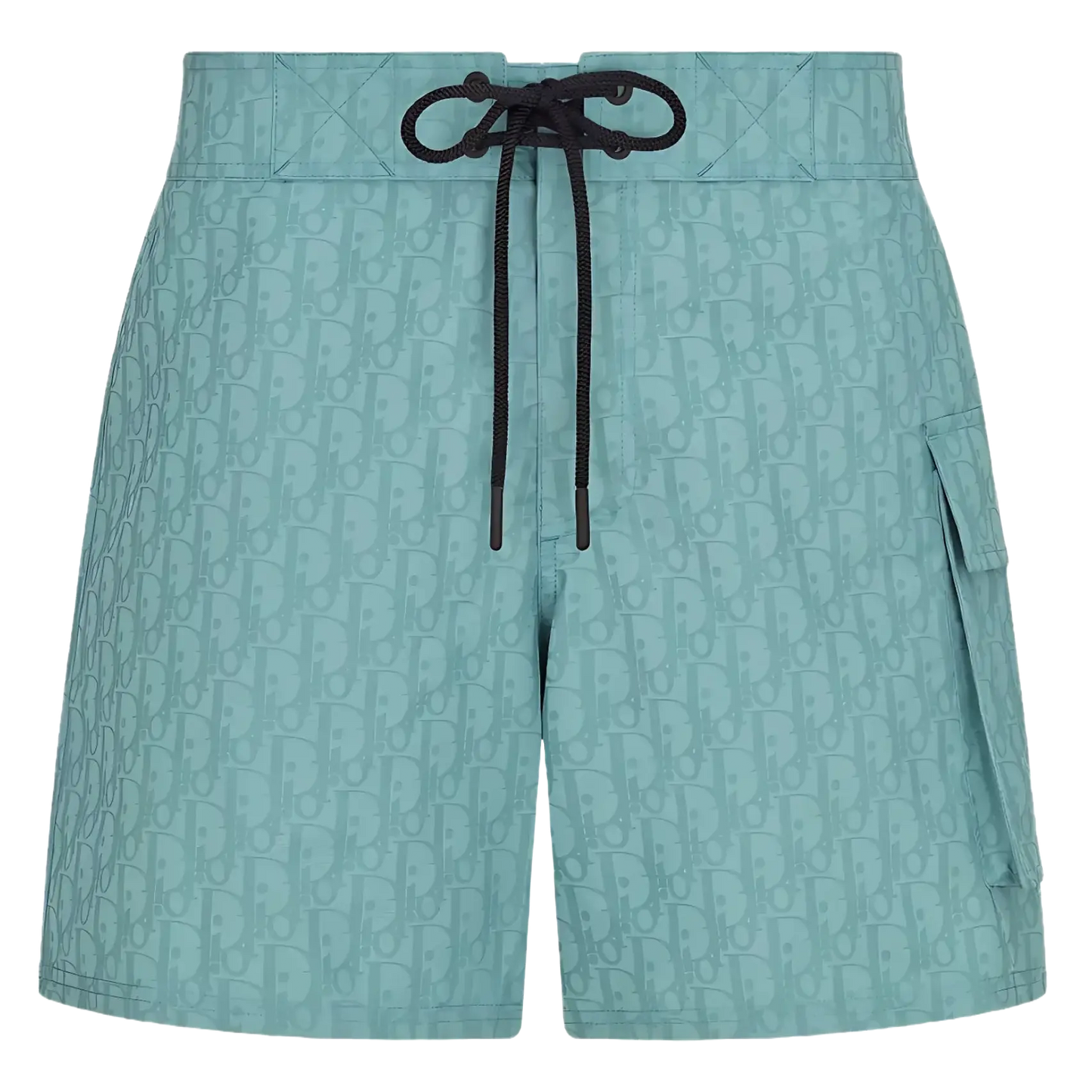 WOVEN JACQUARD SHORTS 'Emerald Monogram'