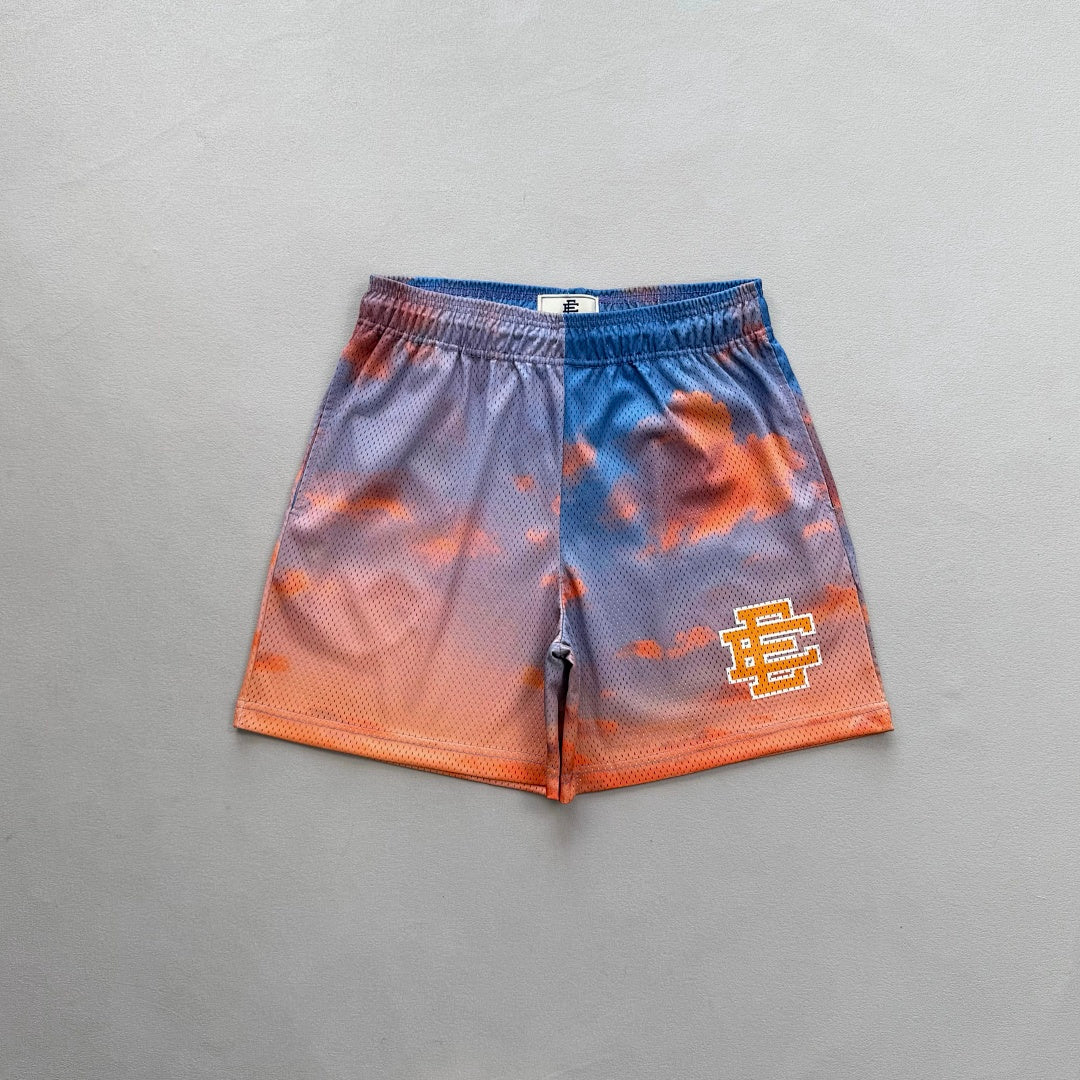 AURORA WASH SHORTS 'Mesh Sunset'