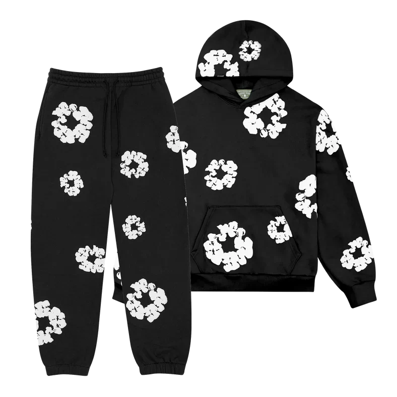 WASHED INDIGO SET “Black & White”
