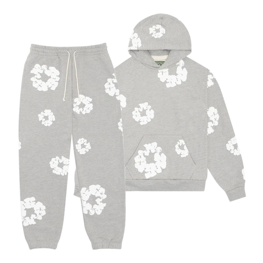 WASHED INDIGO SET “Gray”