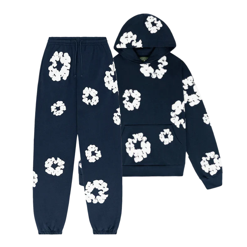 WASHED INDIGO SET “Navy”