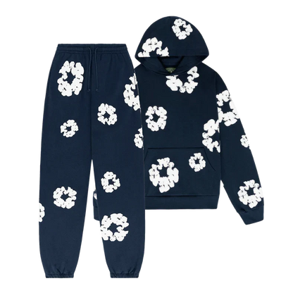 WASHED INDIGO SET “Navy”