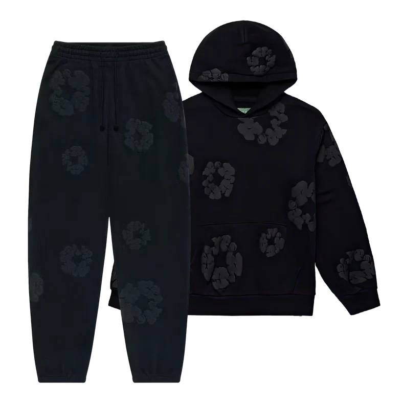 WASHED INDIGO SET “Double Black”