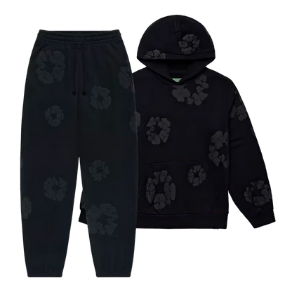 WASHED INDIGO SET “Double Black”