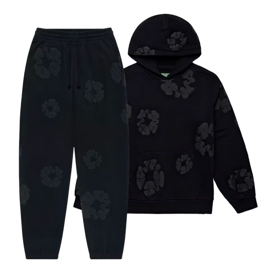 WASHED INDIGO SET “Double Black”