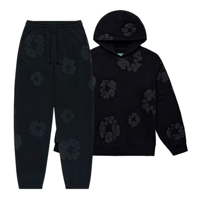 WASHED INDIGO SET “Double Black”