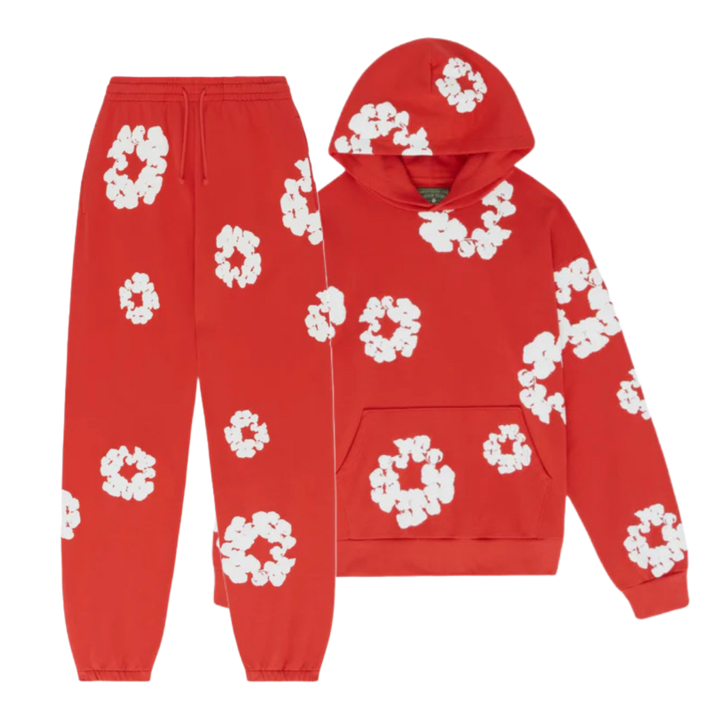 WASHED INDIGO SET “Red”