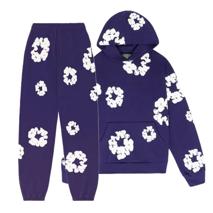 WASHED INDIGO SET “Purple”