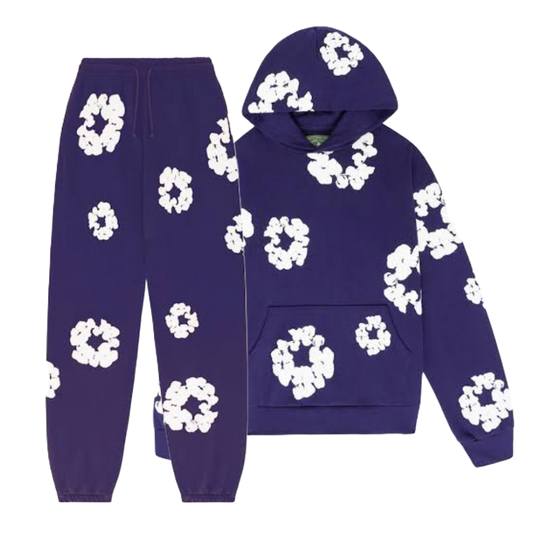 WASHED INDIGO SET “Purple”